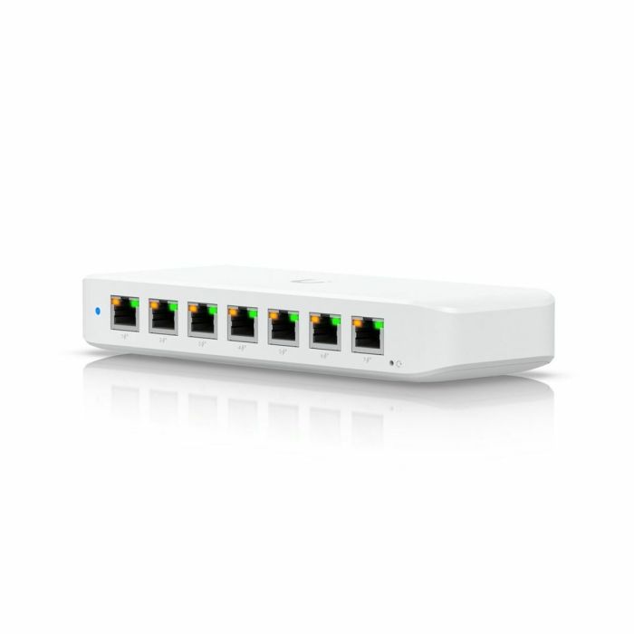Ubiquiti USW-Ultra Switch 8 ports Gigabit PoE++ 52W Géré L2 Blanc Montage Mural