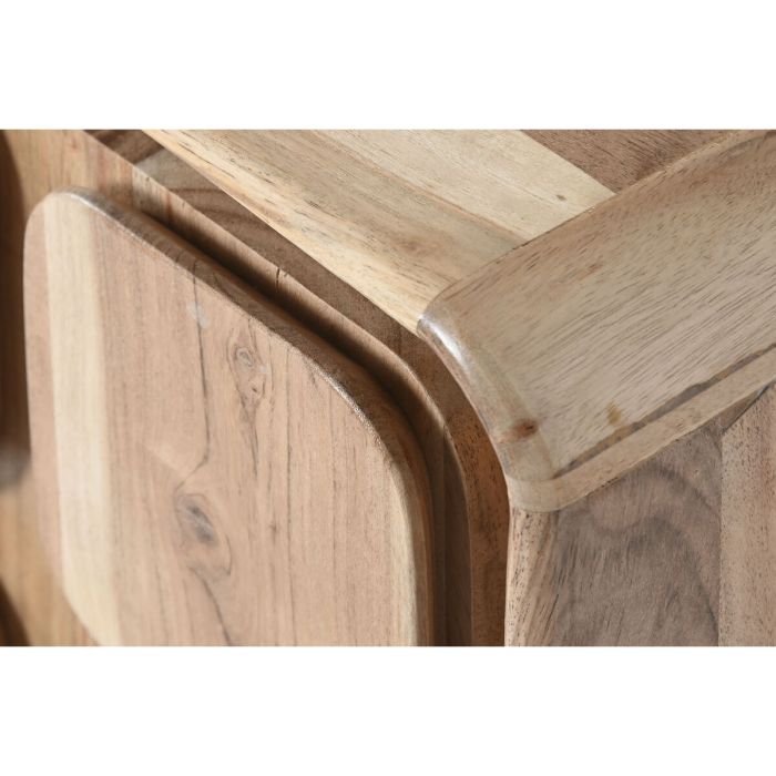 Table de Nuit Home ESPRIT Naturel 40 x 40 x 50 cm 2