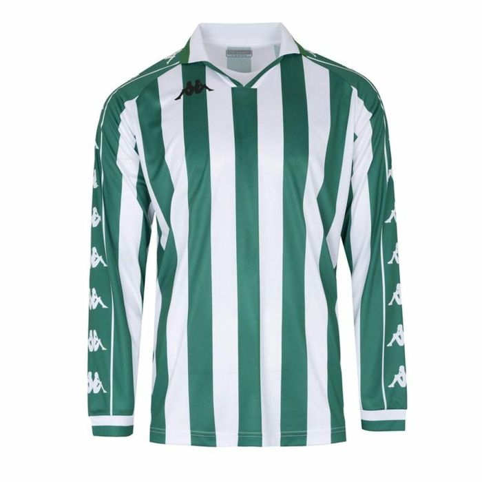Maillot de Football à Manches Courtes pour Homme Kappa Onso Blanc Vert 0 Maillot de Football à Manches Courtes pour Homme Kappa Onso Blanc Vert 0