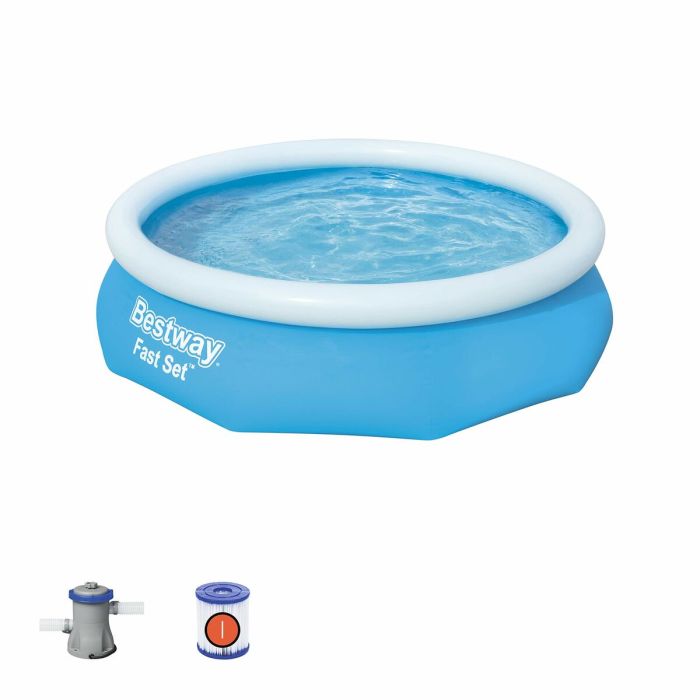 Bestway Piscine Gonflable Adulte Anneau avec Purificateur 305x76 cm Jardin 57270 2 Bestway Piscine Gonflable Adulte Anneau avec Purificateur 305x76 cm Jardin 57270 2
