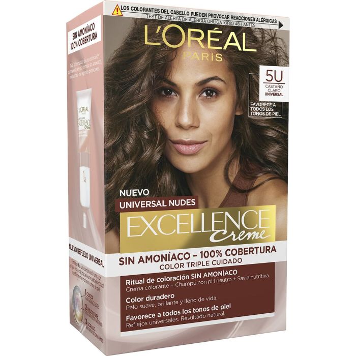Teinture permanente L'Oreal Make Up Excellence Marron léger 0 Teinture permanente L'Oreal Make Up Excellence Marron léger 0