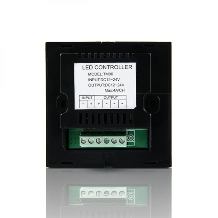 Dimmer Tactile Encastrable pour Bande LED Unicolore 12-24VDC - 144/288W 2