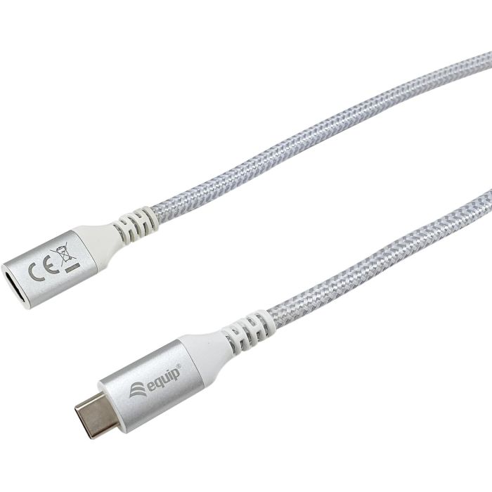 Equip Kabel USB-C 3.2 -> C Verl. St/Bu 0.50m 5A 4K/60Hz ws 1