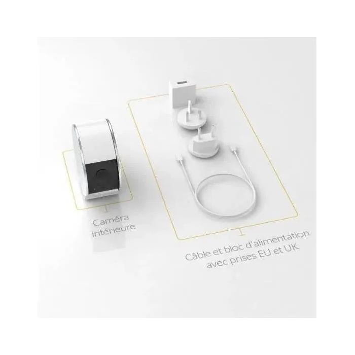 Somfy Caméra d'intérieur avec obturateur motorisé pour la surveillance et la sécurité de votre maison 1