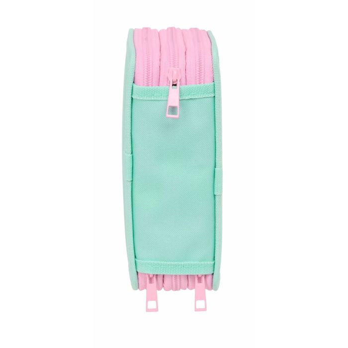 Pochette à crayons triple Stitch Vert 12,5 x 19,5 x 5,5 cm 37 Pièces 6