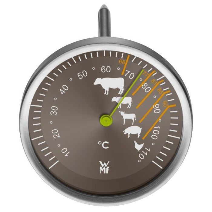 WMF Bräter mit Glasdeckel und Thermometer 4