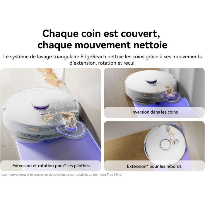 Aspirateur robot laveur - NARWAL - Freo X10 Pro - 11000 Pa - Blanc 5