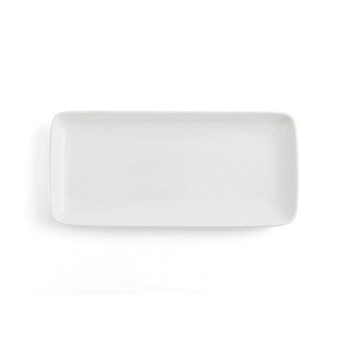 Plat à Gratin Ariane Vital Coupe Rectangulaire Céramique Blanc (36 x 16,5 cm) (6 Unités) 1