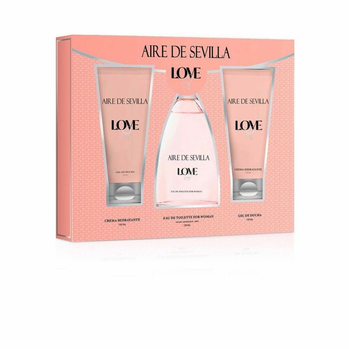 Aire Sevilla Coffret AIRE DE SEVILLA LOVE Eau de Toilette Femme 3 pièces