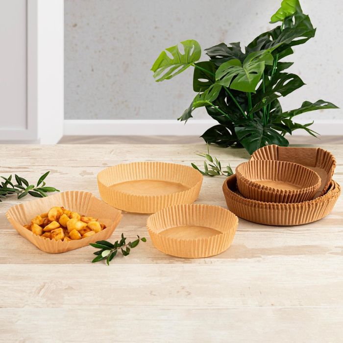 50 Cestas Desechables Papel Redondas Naturalia Quid 16x4,5 cm 1 50 Cestas Desechables Papel Redondas Naturalia Quid 16x4,5 cm 1