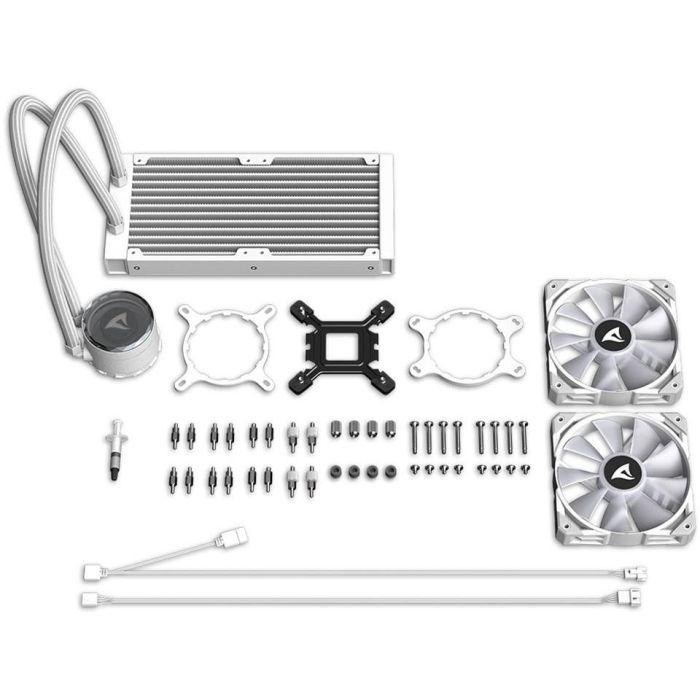 K Sharkoon S80 RGB White AIO 240mm White 6