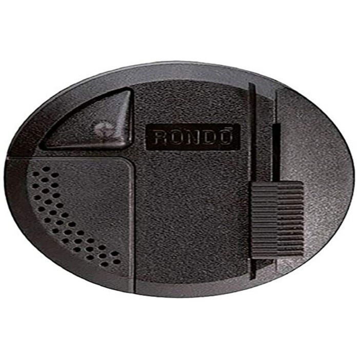 Régulateur Rond Contrôleur de lumière Noir Thermoplastique 1