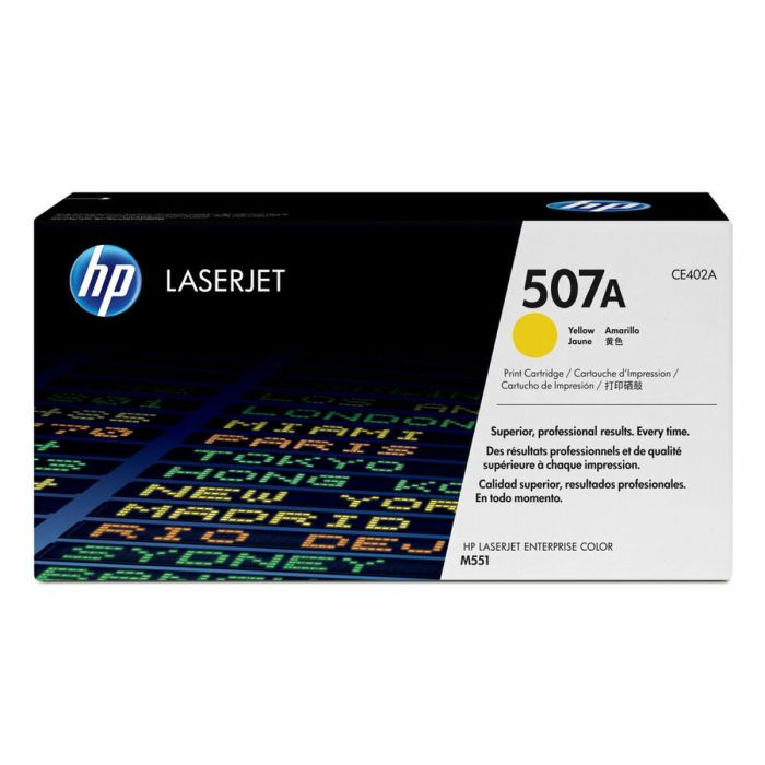 HP Toner 507A CE402A Original Jaune, 6000 Pages