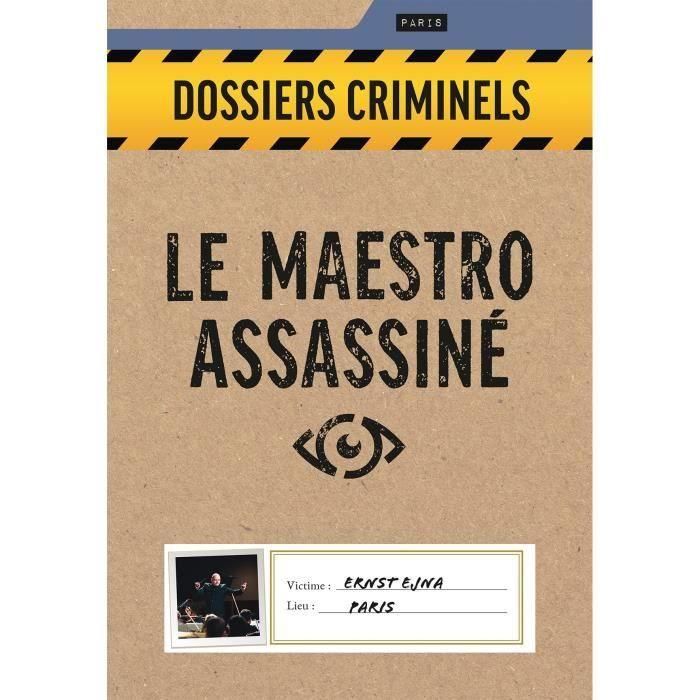 Le Maestro Assassiné - Asmodee - Jeu d'enquete - Des 18 ans - Fabriqué en France 3