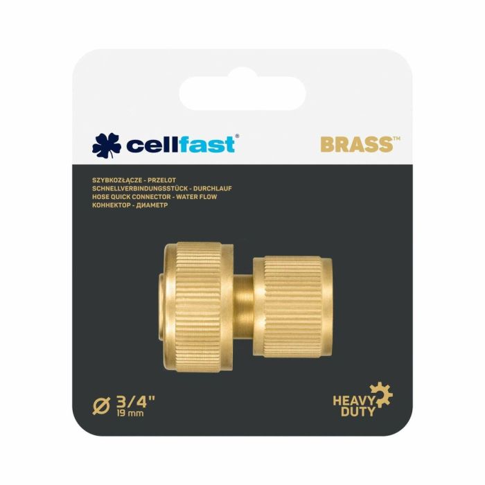 Connecteur de tuyau Cellfast 19 mm Laiton Rapide 2