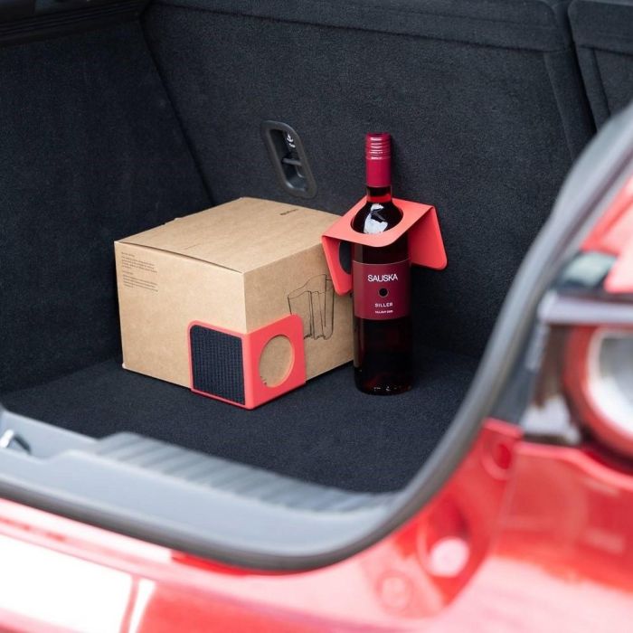 Armster Rincón Rojo V01770 Stabilisateur de Coffre de Voiture avec Velcro et Crochet 1 Armster Rincón Rojo V01770 Stabilisateur de Coffre de Voiture avec Velcro et Crochet 1