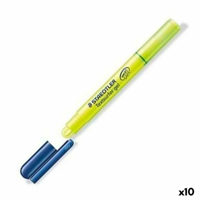Marqueur fluorescent Staedtler Textsurfer Gel Jaune 10 Pièces (10 Unités) 2