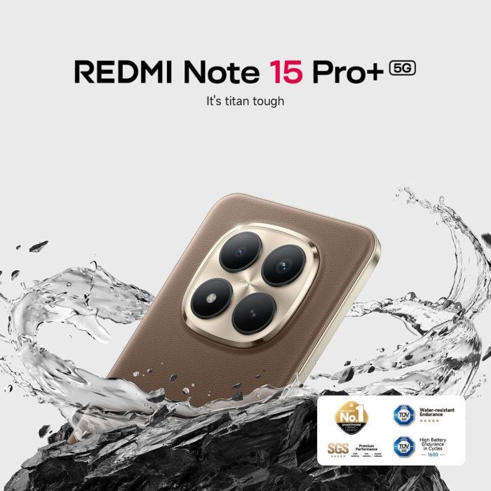 Smartphone Xiaomi Redmi Note 15 Pro+ 5G 8 GB RAM 256 GB Noir 2