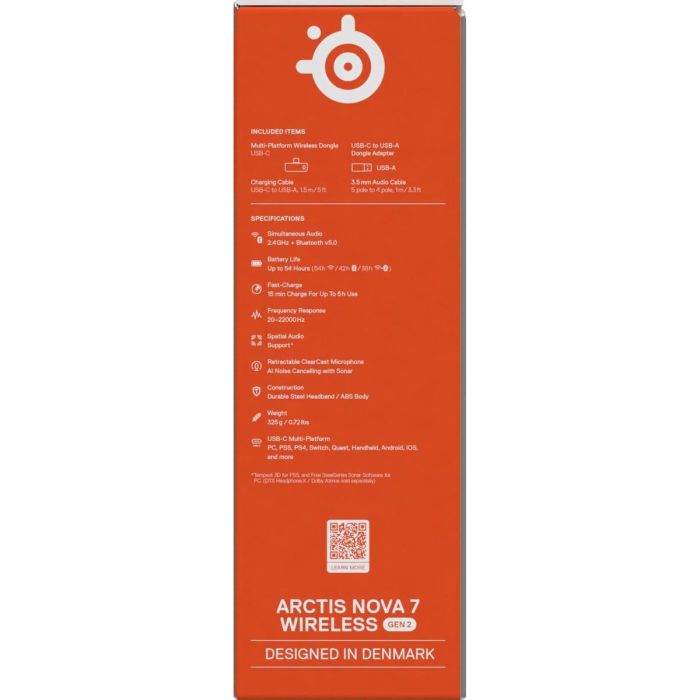 Casque SteelSeries 61731 Blanc 2 Casque SteelSeries 61731 Blanc 2