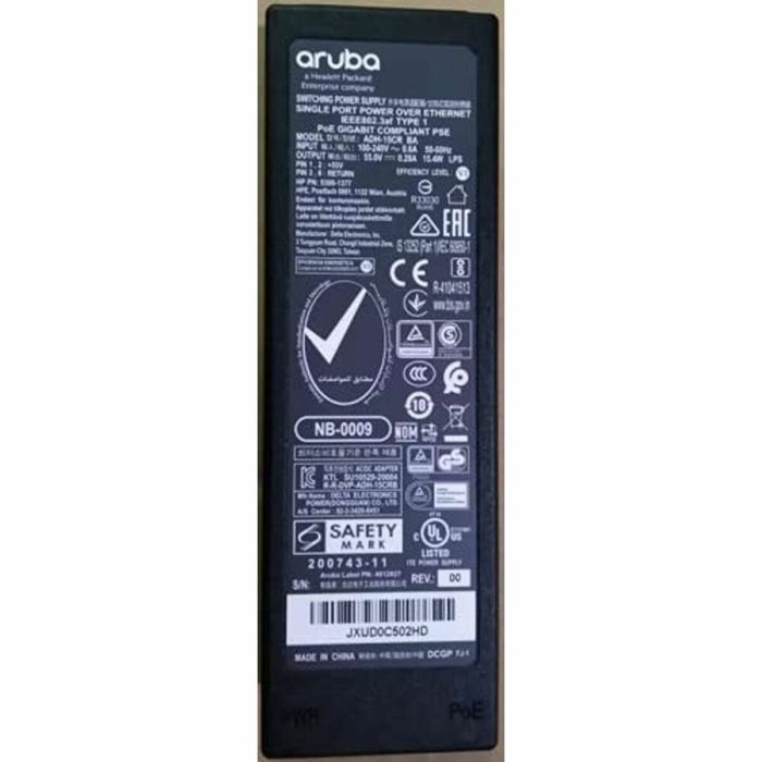 Injecteur PoE HPE R8W31A 15.4W 1 Injecteur PoE HPE R8W31A 15.4W 1