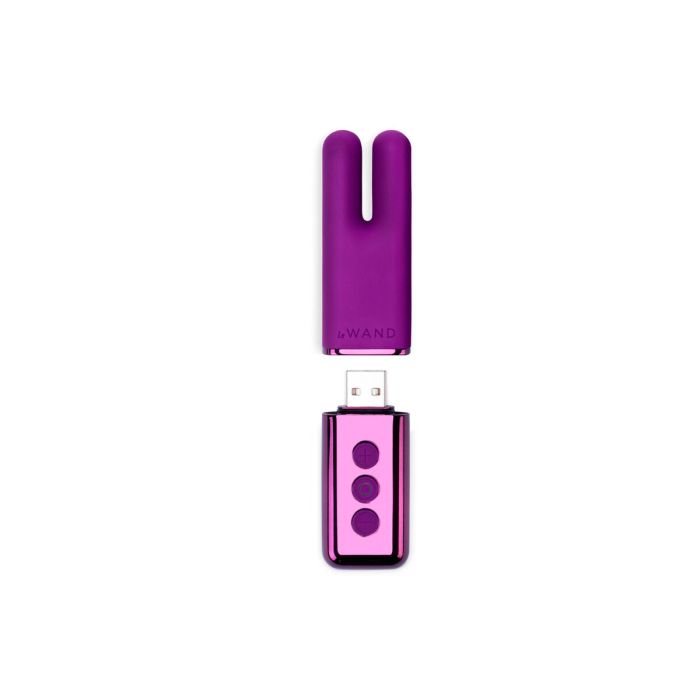 Mini Vibromasseur Le Wand Deluxe Violet 4 Mini Vibromasseur Le Wand Deluxe Violet 4