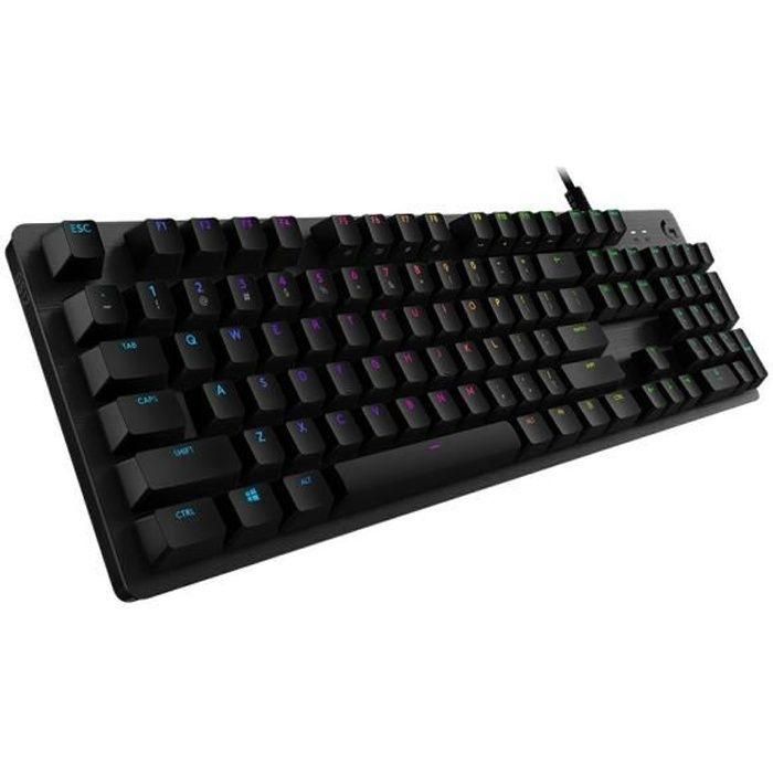 Clavier gamer - Filaire - Logitech G - G512 - GX Brown - AZERTY - Mécanique - Rétroéclairé - Noir 0 Clavier gamer - Filaire - Logitech G - G512 - GX Brown - AZERTY - Mécanique - Rétroéclairé - Noir 0