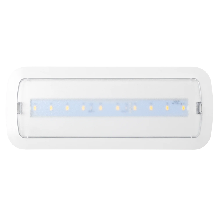 Lampe de secours LED encastrable 200LM 5000K [L116MN-B] Permanente / Non Permanente 3