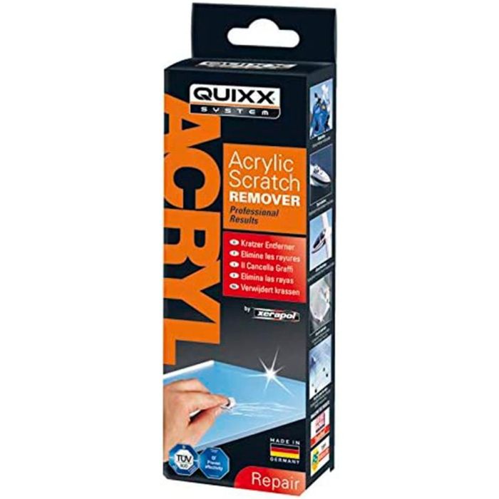 Quixx QQ10003 Détachant Rayures Acryliques Plexiglas Voitures Motos Caravanes Bateaux Meubles