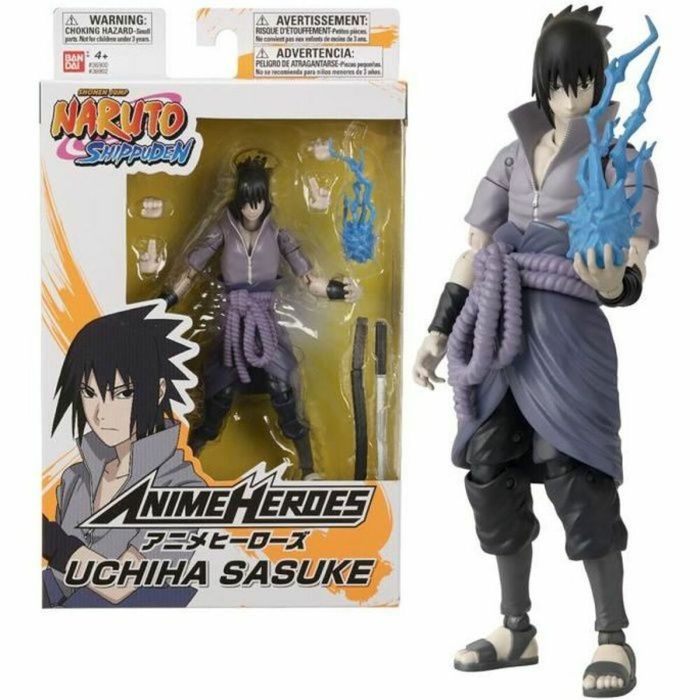 Bandai Figurine Anime Heroes Naruto Shippuden Sasuke Uchiha 17 cm
