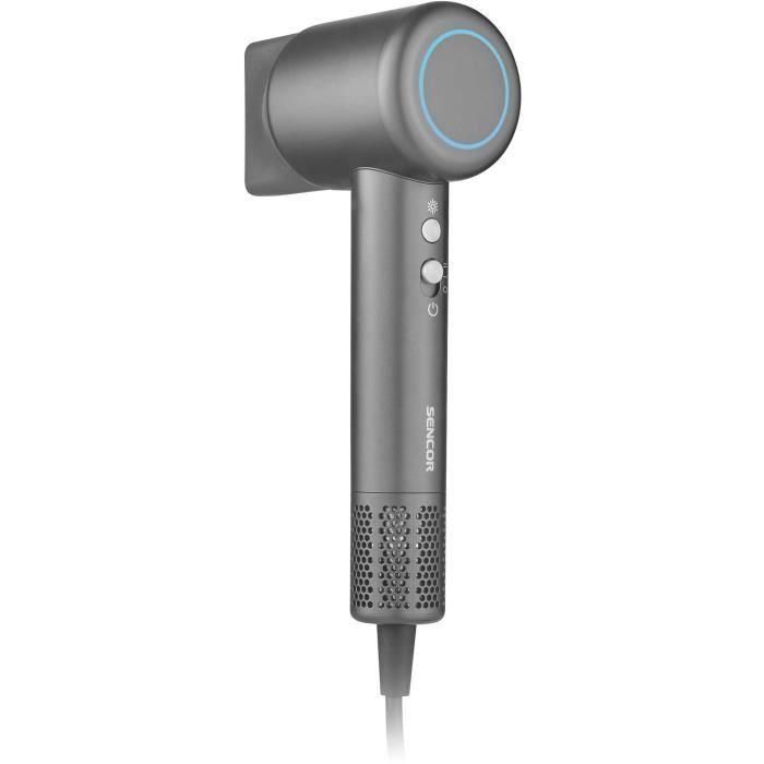 Sencor SHD 8510SL - Sèche-cheveux professionnel 1500 W avec moteur BLDC, 4 températures, 2 vitesses, diffuseur magnétique, gris