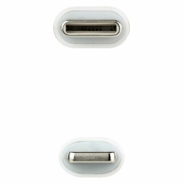 Câble Lightning NANOCABLE 10.10.0601 1 m Blanc 1 Câble Lightning NANOCABLE 10.10.0601 1 m Blanc 1