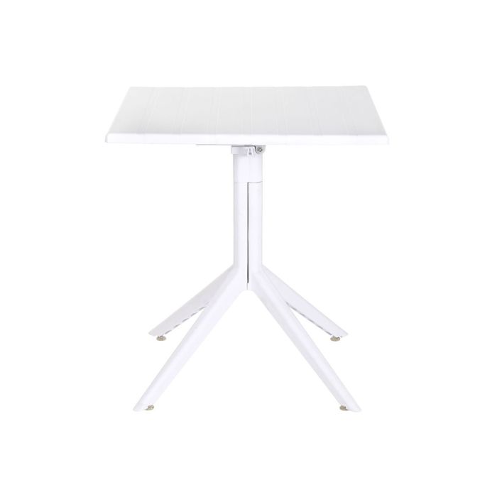 Table de Salle à Manger Home ESPRIT Blanc Métal polypropylène 70 x 70 x 75 cm