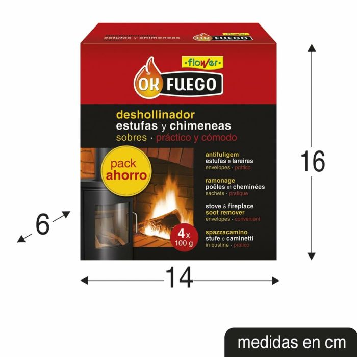 Ramoneur de cheminée Flower 4 Unités 1