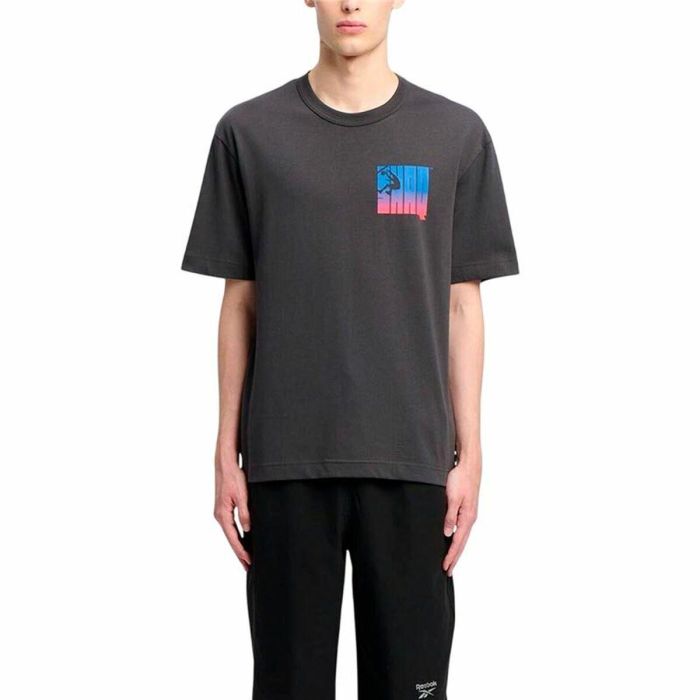 T-shirt à manches courtes homme Reebok Gs Hs Shaq Silo Logo Noir