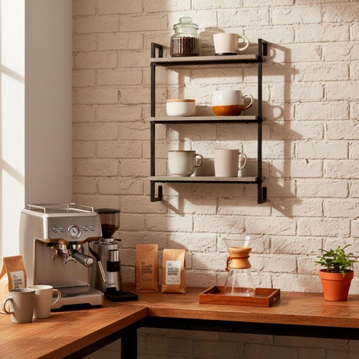 Étagère Max Home Fer Bois MDF 40 X 55 X 12 cm (4 Unités) 5