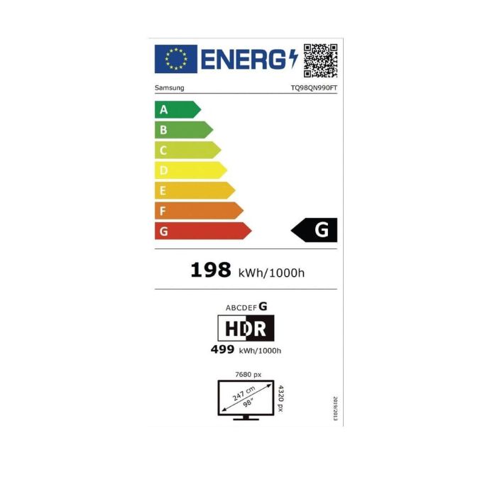 TV intelligente Samsung TQ98QN990FTXXC 98" 8K Ultra HD HDR Neo QLED 1