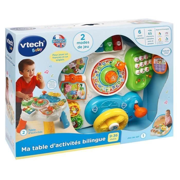 Table d'activités bilingue VTECH - Ma Table D'Activités Bilingue - Multicolore - 100% bilingue - 9 mois et plus 4 Table d'activités bilingue VTECH - Ma Table D'Activités Bilingue - Multicolore - 100% bilingue - 9 mois et plus 4