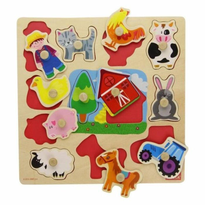 Puzzle enfant en bois Goula 53025 (12 pcs) 1 Puzzle enfant en bois Goula 53025 (12 pcs) 1