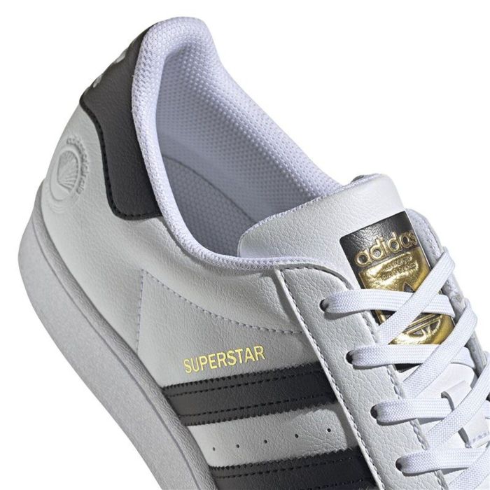 Chaussures de Running pour Adultes Adidas Superstar Vegan Blanc 3
