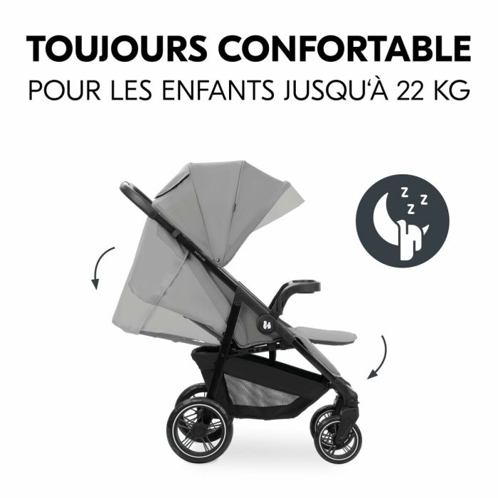 Poussette pour bébé Hauck Gris 12 Poussette pour bébé Hauck Gris 12