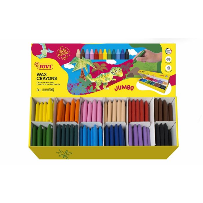 Crayons gras de couleur Jovi 989 Jaune 25 Pièces 9 Crayons gras de couleur Jovi 989 Jaune 25 Pièces 9