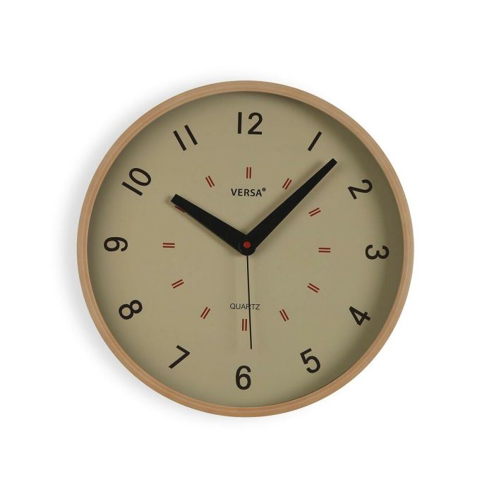 Horloge Murale Versa Beige Plastique 4 x 30 x 30 cm 0 Horloge Murale Versa Beige Plastique 4 x 30 x 30 cm 0