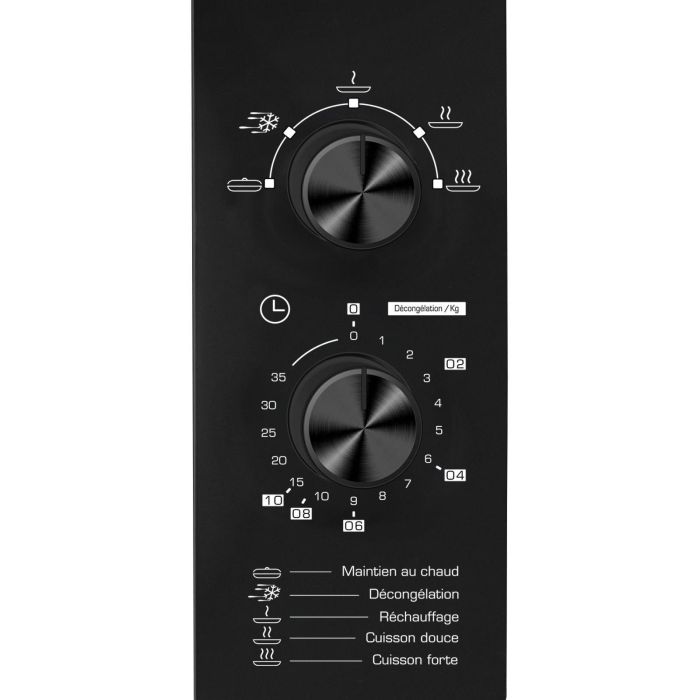 Micro-ondes - BRANDT - SM2802B - Noir - 28L - 900 W 4 Micro-ondes - BRANDT - SM2802B - Noir - 28L - 900 W 4