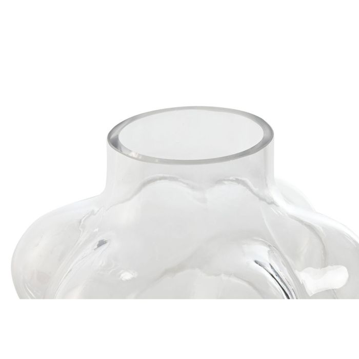 Vase Home ESPRIT Transparent Verre 19 x 19 x 24 cm 2