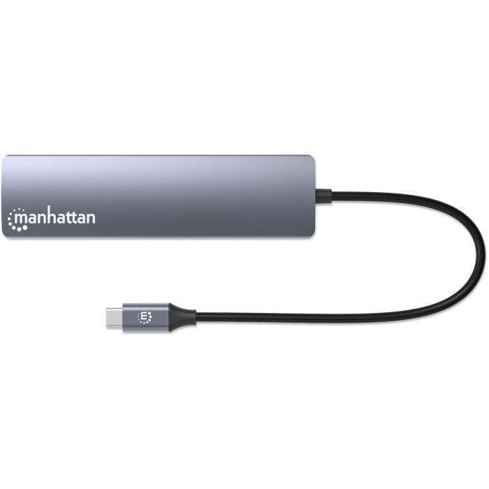 MANHATTAN 7-in-1 4K USB-C Dockingstation 1xHDMI 2xUSB 10Gb/s 2