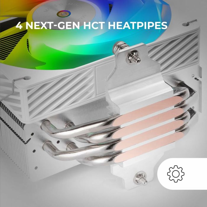Ventilateur CPU Mars Gaming MCPUX4ARGBW 1