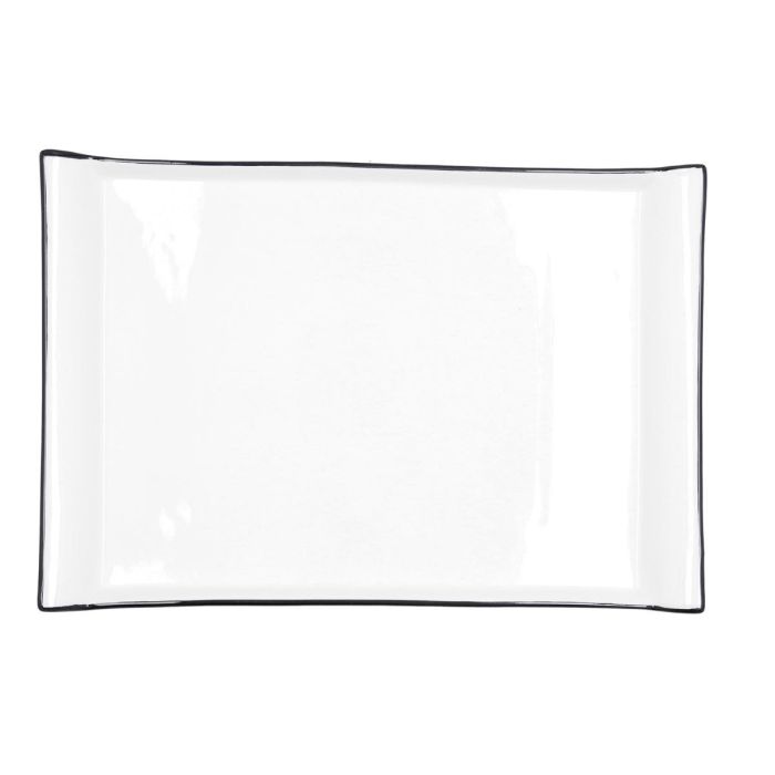 Fuente Porcelana Gastro Black Quid 36x25 cm 1