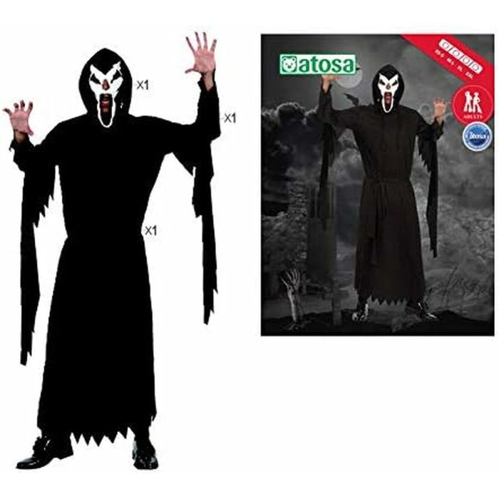 Déguisement pour Adultes Th3 Party 9695 Noir (2 Pièces) 3