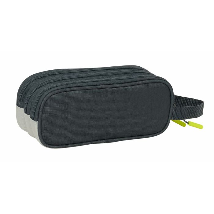 Trousse Fourre-Tout Triple Real Madrid C.F. Blanc 2 Trousse Fourre-Tout Triple Real Madrid C.F. Blanc 2