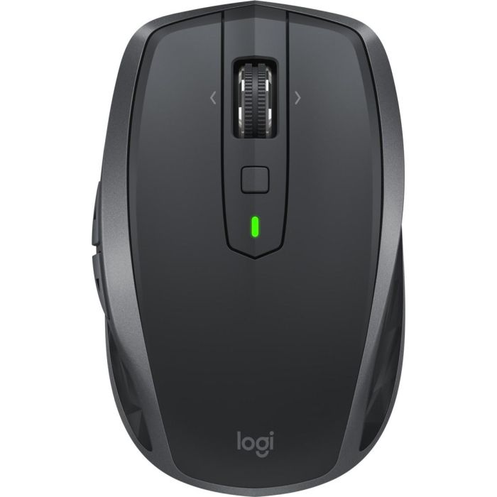 Logitech MX Anywhere 2S Mouse laser 7 buttons wireless 2.4 GHz Bluetooth 4.0 LE USB Unifying receiver graphite 1